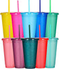 Suertestarry Tumbler with Straw and Lid, Water Bottle Iced Coffee Travel Mug Cup by Suertestarry