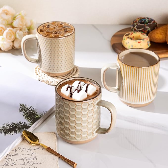 GBhome Coffee Mugs Set of 6, 16 oz Coffee Cups - Image 4