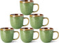 LERATIO Ceramic Coffee Mugs Set of 6, 12oz Handmade Coffee Mugs Set | Large by LeRatio