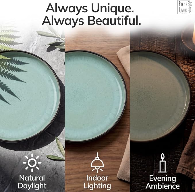 24 Piece Stoneware Dinnerware Set - Image 7
