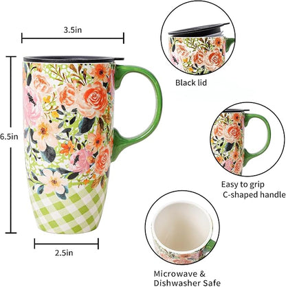 Topadorn 17oz Ceramic Travel Mug - Image 8