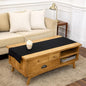 Solino Home 100% Pure Linen Dining Table Runner Black Hemstitch, 14 x 48 in | by SolinoHome