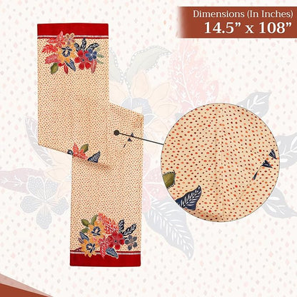 Maison d' Hermine Table Runner 100% Cotton 14.50" x 108" | Table Runners 108 - Image 6