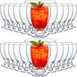 Patelai Set of 30 Water Goblet, 10.5 oz Clear Drinking Glasses Bulk Dishwasher by Patelai