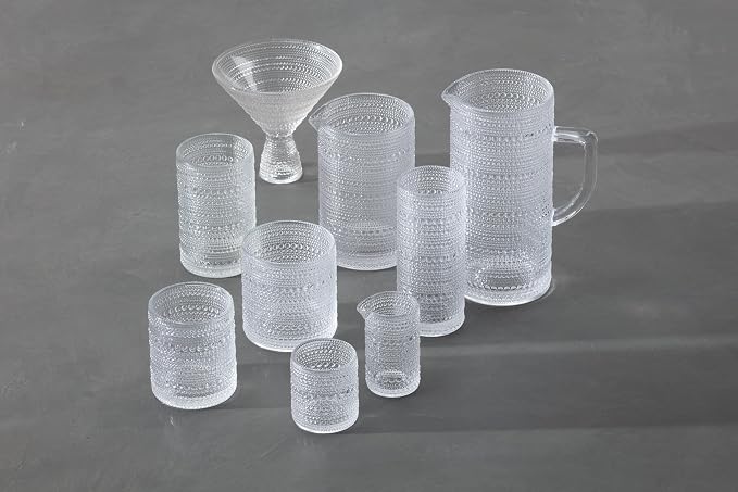 Fortessa Jupiter Hobnail Glass, 25 Ounce Mixing Hobnail Glass - Image 2