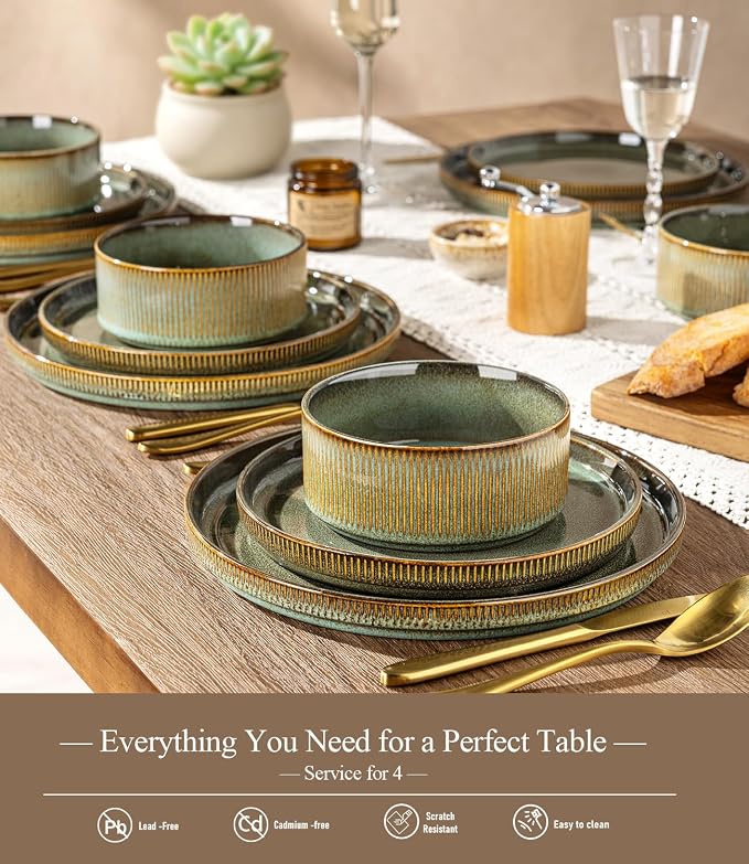 GBHOME Stoneware Dinnerware Sets - Image 5