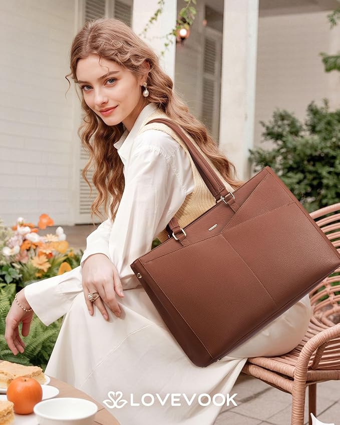 LOVEVOOK Lunch Tote Bag for Women, 3 in 1 Work Bag - Image 2