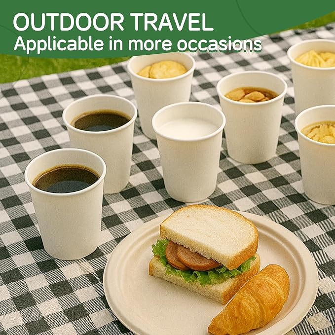 Coffee Cups 12 oz 300 Pack, 12 oz Paper Cups, Hot Beverage Drinking Cups - Image 7