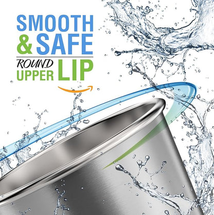 Stainless Steel Pint Cups Water Tumblers 16 oz - Image 3