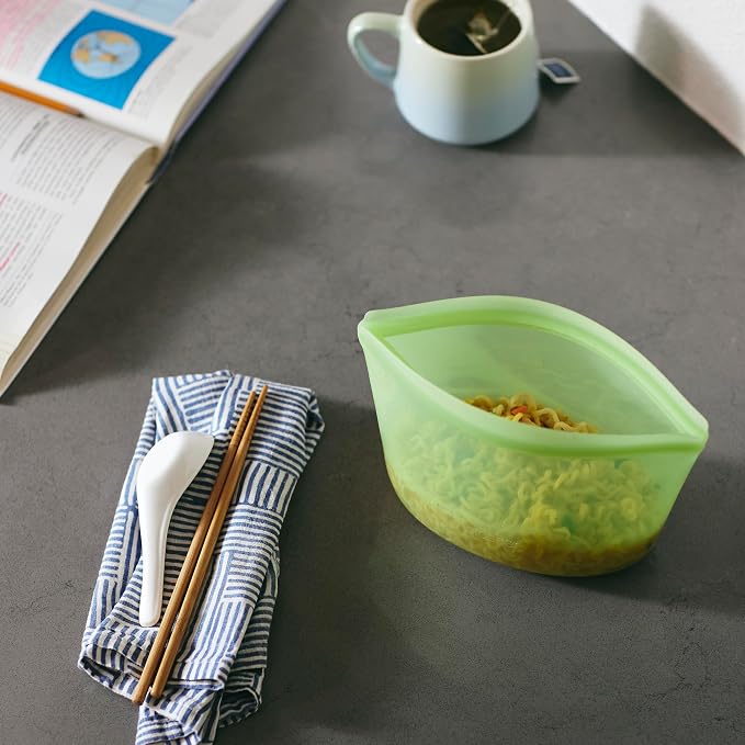 Stasher Premium Reusable Silicone Food Storage Bowl, 4-Cup | Food-Safe Silicone - Image 3