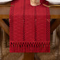 DeZerlor Boho Macrame Table Runner Spring Easter Farmhouse Woven Table Runner by DeZerlor