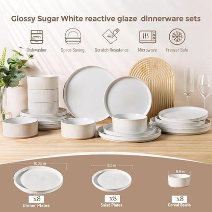 GBHOME Stoneware Dinnerware Sets - Image 7