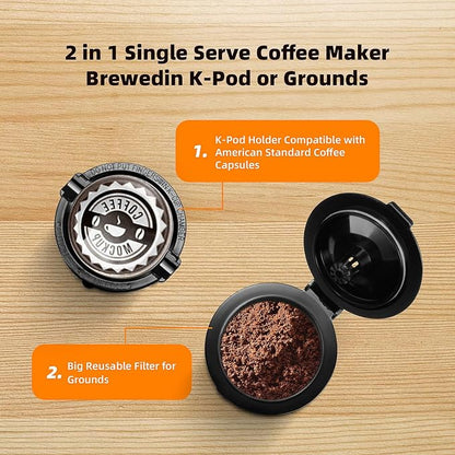 Horavie Mini Single Serve Coffee Maker - Image 2