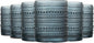 Blue Hobnail Drinking Tumbler | Set of 6 | 11 OZ Bubble Design Vintage Glassware by Khen
