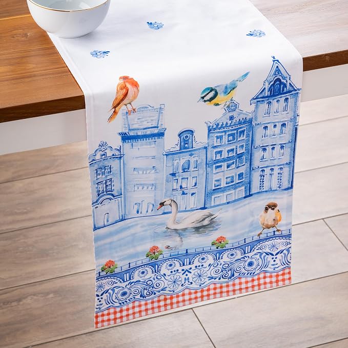 Maison d' Hermine Table Runner 100% Cotton 14.50" x 108" | Table Runners 108 - Image 9