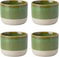 Ceramic Espresso Cups 3oz Small Modern Coffee Cup Thick Walled, Handleless by chooguang