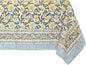 ATOSII 'Noor' 100% Cotton Boho Rectangle Tablecloth, Handblock Floral Print Linen Table Cloth for Dining Table I Tabletop I Parties/Outdoor I Wedding I Spring/Summer (60" X 108")