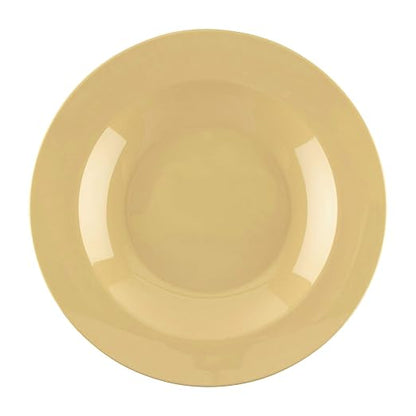 G.E.T. B-2412-SQ, Diamond Harvest Collection, yellow 24 oz. Melamine Bowls (Pack of 12)
