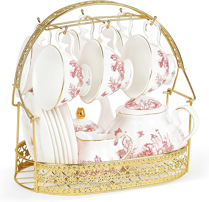 fanquare Vintage Porcelain Tea Set by fanquare