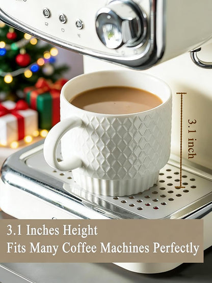 Gomakren Stackable 13oz Coffee Mugs Set of 4 - Image 2