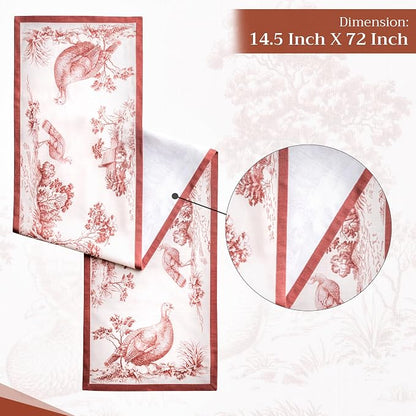 Maison d' Hermine Table Runner 100% Cotton 14.50" x 72" | Table Runners 72 - Image 4