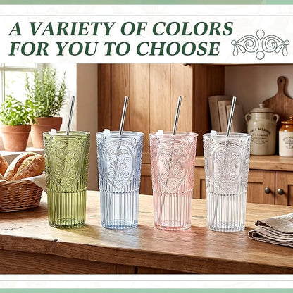 2 Set 20oz Vintage Plastic Tumbler - Image 5