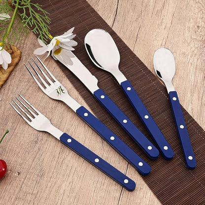 6-Piece Vintage 6.73-inch Dessert Spoon Set Silverware Set BRIIEC Stainless - Image 2