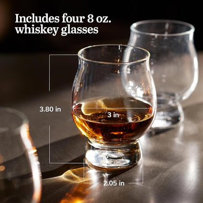 Libbey Signature Kentucky Bourbon Trail Whiskey Glasses Set of 4, Dishwasher - Image 3