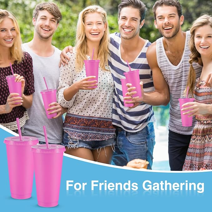 Amyhill 12 Pcs Reusable Plastic Cup - Image 6