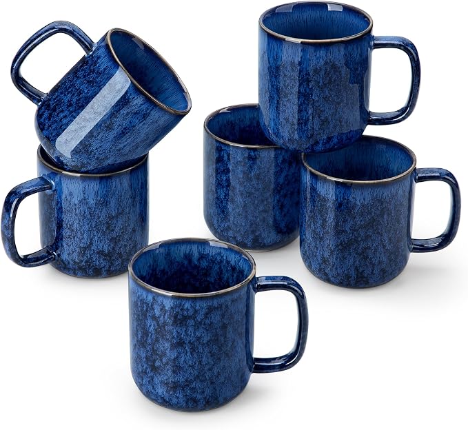 vancasso STARRY Coffee Mugs Set, 12 oz Ceramic Coffee Cups by vancasso