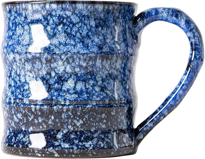 Unique Reactive Glaze Ceramic Coffee Mug - 15 oz Large Coffee Cup by XIYUANJI