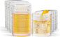 Vintage Hobnail Drinking Glasses Set of 8, 15oz & 12oz Embossed Highball Cups by Unknown