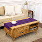 Solino Home 100% Linen Table Runner Purple, Classic Hemstitch 14 x 60 in | by SolinoHome
