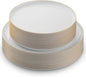 BloominGoods 50 PCS Disposable Plastic Plates For Party, 25 8.5 In. Appetizer Plates And 25 10.5 In. Dinner Plates, White With Gold Rim Plates For Wedding Or Event, Heavy Duty