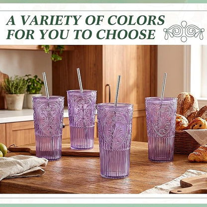 2 Set 20oz Vintage Plastic Tumbler - Image 5