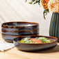 8.5" Ceramic Pasta Bowls Set of 4, Salad Bowls | Versatile Serving Bowls by TheTerra