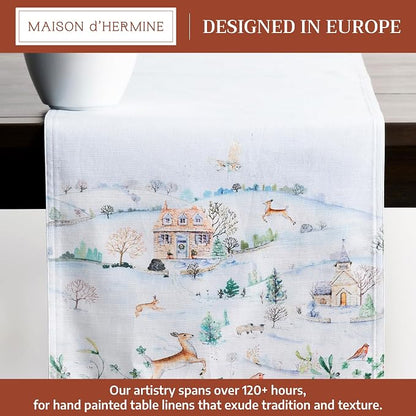 Maison d' Hermine Table Runner 100% Cotton 14.50" x 108" | Table Runners 108 - Image 2