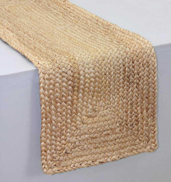 COTTON CRAFT Jute Braided Table Runner by COTTONCRAFT