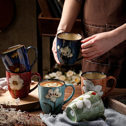 Maxdot 12oz Ceramic Coffee Mugs, Glazing Process Coffee Cup - Image 5