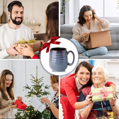 HASENSE Large Coffee Mug for Women Mom, 20 oz Ceramic Coffee Cups for Kitchen - Image 5