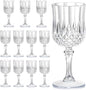 7OZ Plastic Wine Glasses, Reusable Vintage Goblets Unbreakable Drinking Glasses by Unknown