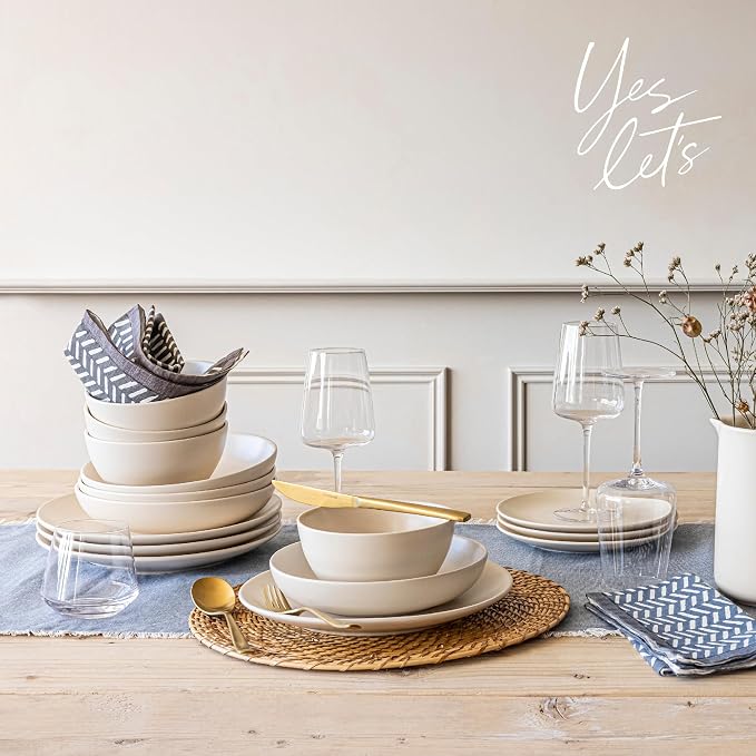 Over&Back 18x108 Woven Frayed Chambray Cotton Table Runner - Image 7