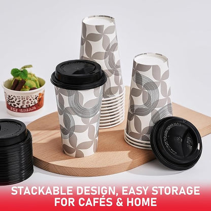 16 oz Disposable Paper Coffee Cups - Image 6