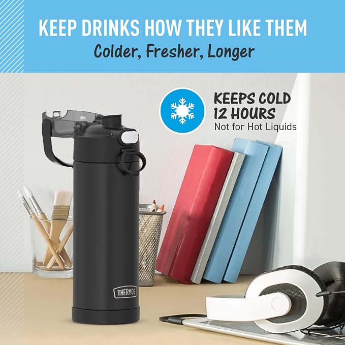 THERMOS FUNTAINER 16 Ounce Stainless Steel Vacuum Insulated Bottle - Image 5