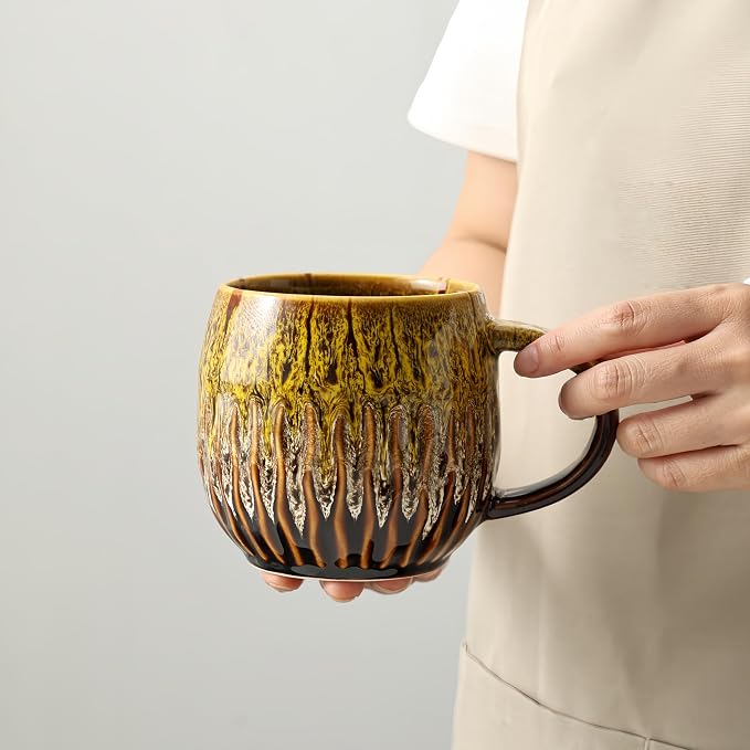 Large Ceramic Coffee Mug - 20oz Big Tea Cup by LPYLXINGYAN