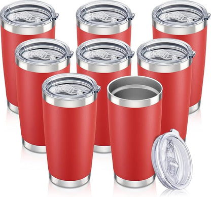 20 oz Tumbler with Lid Stainless Steel Insulated Tumblers Bulk Cups Mug | by Orebigo