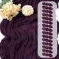 15 Pack Dark Purple Cheesecloth Table Runner 17 x 108 inch Cheese Cloth Table by Yorcari