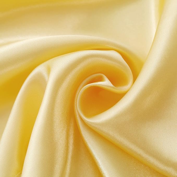 Horbaunal 24 Pack Light Gold Satin Table Runner 12 x 108 Inch | Smooth Table - Image 6