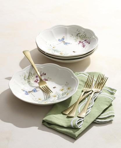 Lenox Butterfly Meadow Herbs Porcelain Pasta Bowl Set - Image 3