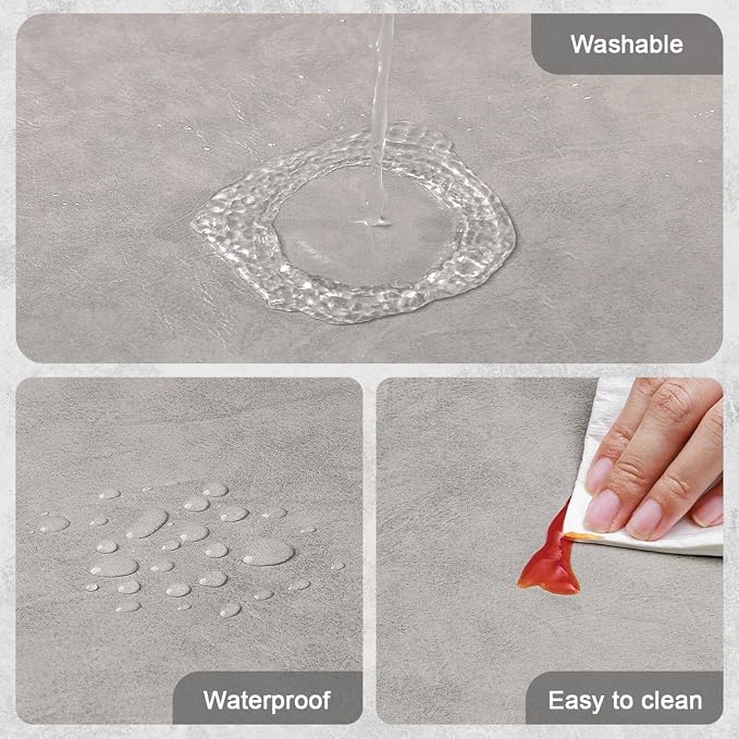 Vinyl Placemats Set of 4, Dual Sided Place Mats - Image 4